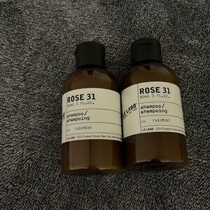 La labo Rose  31  shampoo 2 bottles 90 mo each